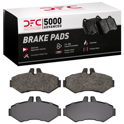 DFC 02-18 Dodge Sprinter 3500 Rear 5000 Advanced Semi Metallic Brake Pads
