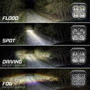 XKGlow XKmax RGBW Addressable Cube Light Kit - Flood Beam