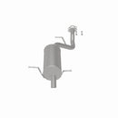 BRE Exhaust 02-05 Forester 2.5L Muffler Kit