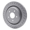DFC 06-13 Cadillac XLR Rear Drilled GeoSPEC Coated Rotor