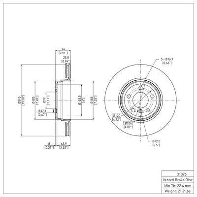 DFC 05-08 BMW 750i Front & Rear Geospec Rotors