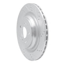 R1 13-19 Mercedes-Benz GLS350d Front & Rear Drilled & Slotted Silver Brake Rotor Set