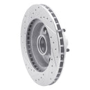 R1 77-95 Buick Electra Front Right Drilled & Slotted Silver Brake Rotor