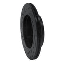 R1 94-96 Nissan 240SX Front Right Drilled & Slotted Black Brake Rotor