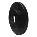 R1 78-81 Pontiac Firebird Rear Right Drilled & Slotted Black Brake Rotor