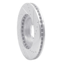 R1 04-11 Mitsubishi Grandis (Mexico) Front Left Drilled & Slotted Silver Brake Rotor