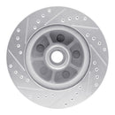 R1 68-70 Ford Fairlane Front Drilled & Slotted Silver Brake Rotor Set