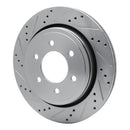 R1 15-17 Ford F-150 Front & Rear Drilled & Slotted Silver Brake Rotor Set