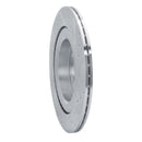 R1 19-25 Subaru ASCENT Rear Left Drilled & Slotted Silver Brake Rotor