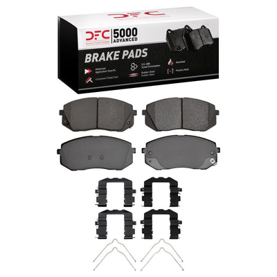 DFC 15-23 Hyundai Kona Electric Front Drill/Slot Geoperf Rotors 5000 Advanced Brake Pads w/Hardware
