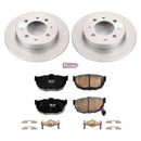 Power Stop 04-09 Kia Spectra Front & Rear Z17 Evolution Geomet Coated Brake Kit