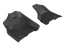 3D MAXpider 2009-2012 Dodge Ram 1500/2500/3500 Crew Cab Kagu 1st & 2nd Row Floormats - Black