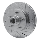 R1 04-06 Ford E-150 Club Wagon Front Right Drilled & Slotted Silver Brake Rotor