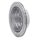 R1 99-07 Chevrolet Silverado 1500 HD Front & Rear Drilled & Slotted Silver Brake Rotor Set