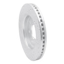 R1 10-14 Ford F-150 4WD Front Right Drilled & Slotted Silver Brake Rotor