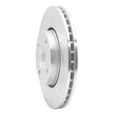 R1 98-04 Ford CONTOUR Front Left Drilled & Slotted Silver Brake Rotor
