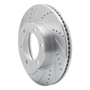 R1 00-07 Toyota Sequoia Front Drill & Slot Silver Rotors