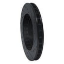 R1 91-93 Dodge STEALTH Front Left Drilled & Slotted Black Brake Rotor