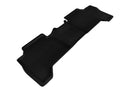 3D MAXpider 2005-2011 Toyota Tacoma Double Cab Kagu 1st & 2nd Row Floormats - Black