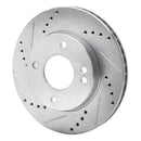 R1 07-17 Nissan TIIDA (Mexico) Front Left Drilled & Slotted Silver Brake Rotor