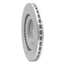R1 12-24 Dodge Durango Front & Rear Drilled & Slotted Silver Brake Rotor Set