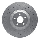 DFC 16-18 Ford Mustang Left Front Drilled GeoSPEC Coated Rotor