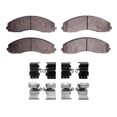 DFC 17-24 Ford F-550 Super Duty Front/Rear 4000 HybriDynamic Brake Pads and Hardware Kit