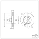 DFC 90-98 Mercedes-Benz SL500 Front Brake Rotor