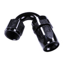 Russell 8AN ProClassic 150 Degree Hose End - Black