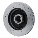 R1 88-96 Chevrolet C2500 Front Left Drilled & Slotted Silver Brake Rotor