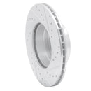 R1 96-03 BMW 525I (USA/Canada) Front Left Drilled & Slotted Silver Brake Rotor