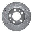 R1 76-93 Volvo 244 Front Drilled & Slotted Silver Brake Rotor Set