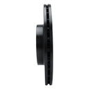 R1 08-15 Mercedes-Benz C63 AMG Rear Drilled & Slotted Black Brake Rotor