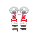 Power Stop 99-00 Honda Civic Front & Rear Z26 Street Warrior Brake Kit w/Calipers