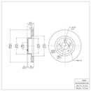 DFC GeoSPEC Coated Rotors - Plain
