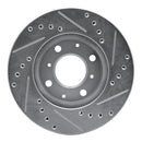 R1 86-91 Acura Integra Front Drilled & Slotted Silver Brake Rotor Set