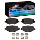 DFC 11-19 Ford Explorer Front & Rear Geospec Rotors w/4000 HybriDynamic Brake Pads w/Hardware