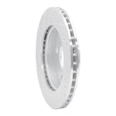 R1 95-04 Ford CONTOUR Rear Right Drilled & Slotted Silver Brake Rotor