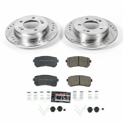 Power Stop 18-19 Hyundai Kona Front & Rear Z23 Evolution Sport Brake Kit