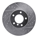 R1 07-21 BMW 320i Front Drilled & Slotted Silver Brake Rotor Set