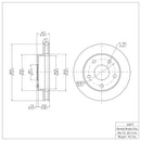 DFC Brake Rotors - Plain