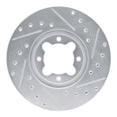 R1 82-85 Toyota Celica Front & Rear Drilled & Slotted Silver Brake Rotor Set