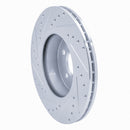 R1 11-16 BMW 528I Front Right Drilled & Slotted Silver Brake Rotor