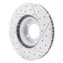 DFC 10-24 Audi e-tron GT Front Drilled & Slotted Geoperformance Rotors