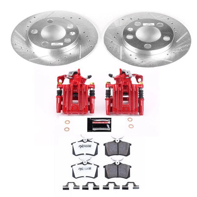 Power Stop 1999 Volkswagen Beetle Front & Rear Z26 Street Warrior Brake Kit w/Calipers