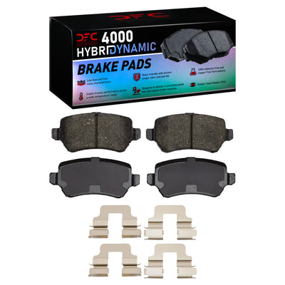 DFC 02-08 Chevrolet Zafira (Mexico) Rear 4000 HybriDynamic Brake Pads and Hardware Kit