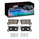 DFC 21-26 Genesis Electrified G80 Front 4000 HybriDynamic Brake Pads and Hardware Kit