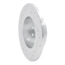 R1 10-19 Audi A3 Front & Rear Drilled & Slotted Silver Brake Rotor Set