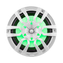DS18 NXL Series Coaxial Marine Speaker w/ RGB Lights 10in 2-Way 200 Watts RMS 4 ohm White