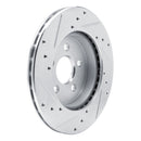 R1 88-88 Pontiac Fiero Rear Right Front Right Drilled & Slotted Silver Brake Rotor